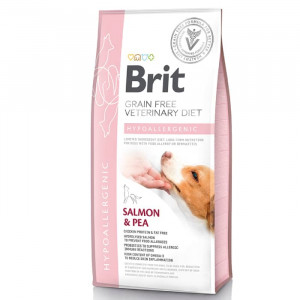 BRIT VETERINARY DIET DOG HYPOALLERGENIC sausā barība suņiem 2kg